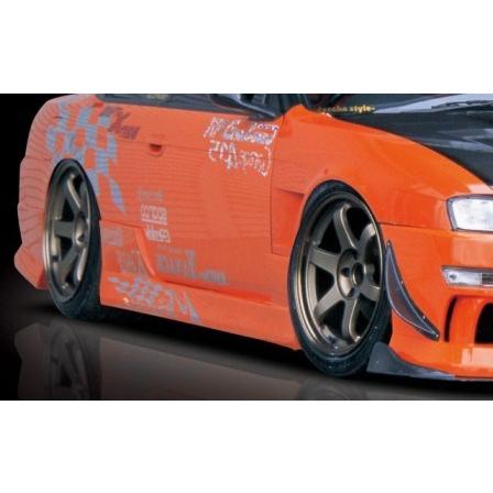 シルビア s14 サイドステップ FRP MASA シルビア S14 サイドステップ 後期 エアロ FRP 未塗装 社外品 左右