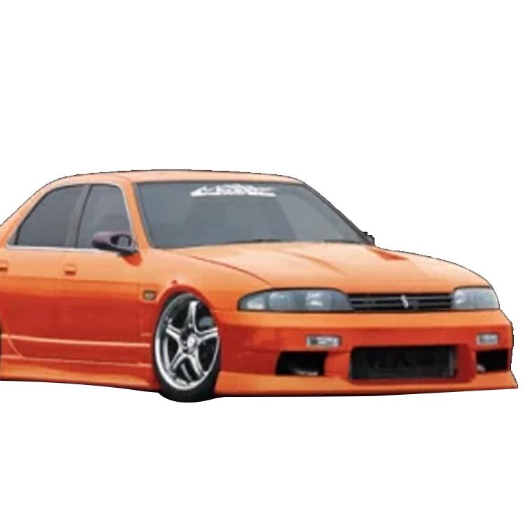 マック スカイライン R33 前期/後期 フロントバンパー FRP 未塗装 mac
