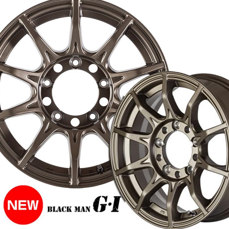 17インチ 6H139.7 6.5J+38 6穴 BLACK-MAN G・I ハイエース200系 ホイール 1本 マットブロンズ 5次元 ブラックマン G・I 5ZIGEN｜horidashimono