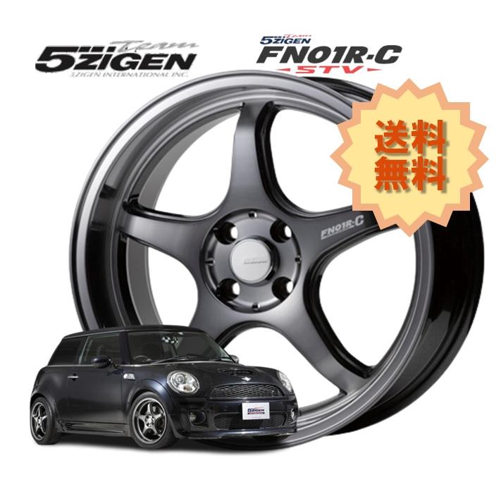 14インチ 4H100 5J+45 4穴 PRORACER FN01R-C STV ホイール 1本 ダーク 