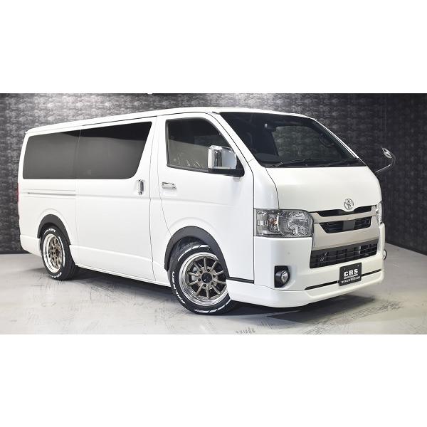 17インチ 6H139.7 10.5J -15〜+35 6穴 4本 ハイエース 2ピース