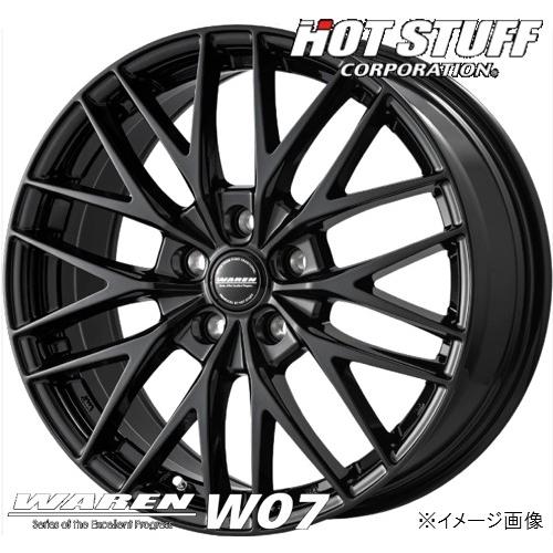 【送料無料】ホットスタッフWAREN 17インチ タイヤホイールセット 17インチ 5H120 7.0J 7J+40 5穴 4本 ヴァーレンW07 ホイール WAREN W07