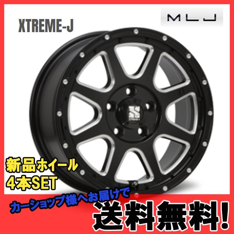 17インチ 5H114.3 7.5J+38 5穴 4本 エクストリームジェイ ホイール