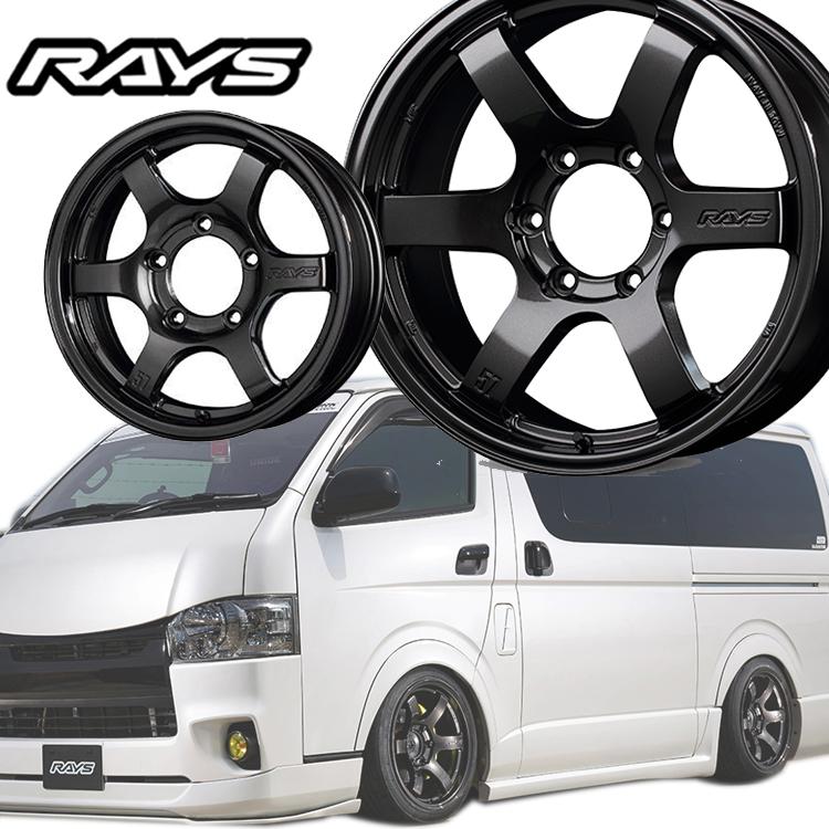 ハイエース　16インチホイール RAYS 16インチ 6H139.7 6.5J+38 6穴 4本 1台分セット ハイエース