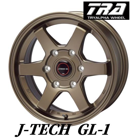 16インチ 6H139.7? 6.5J?+38 6穴 4本 ジェイテック GL-1 ホイール J