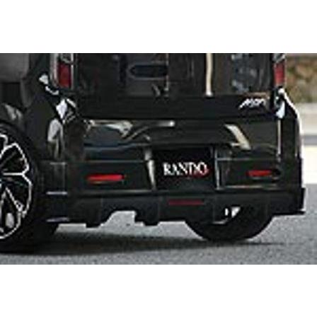 乱人 ムーヴカスタム LA100S リアハーフスポイラー 未塗装 RANDO Style
