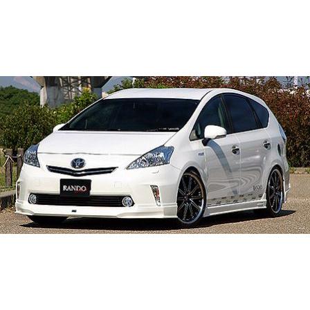 乱人 プリウスα ZVW40/41W 3点キット（LED BAR LAMP無) 未塗装 RANDO RANDO Style 乱人スタイル