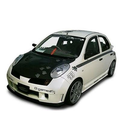 ウェーバースポーツ マーチ K12 フロントバンパー FRP 未塗装 WEBER