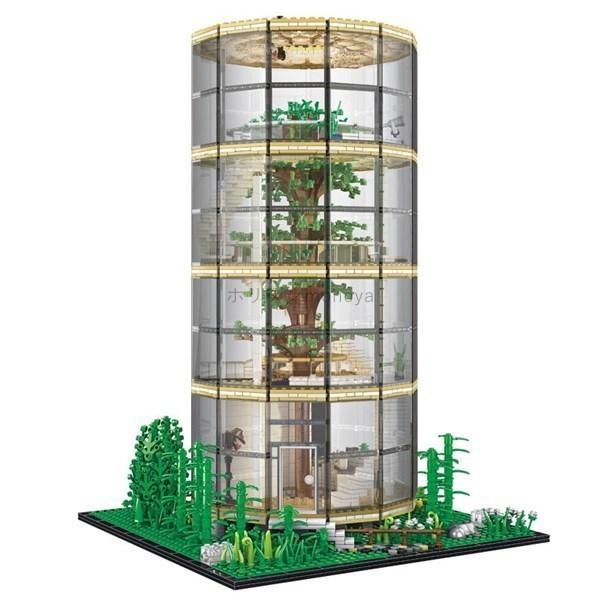 レビュー高評価 ブロック レゴ Lego 互換 フォレストヴィラ クリエイター ガラスツリーハウス フォレストヴィラ ホリダシmonoyaのブロック 3495ピース th3 Lego ホリダシmonoya お値段