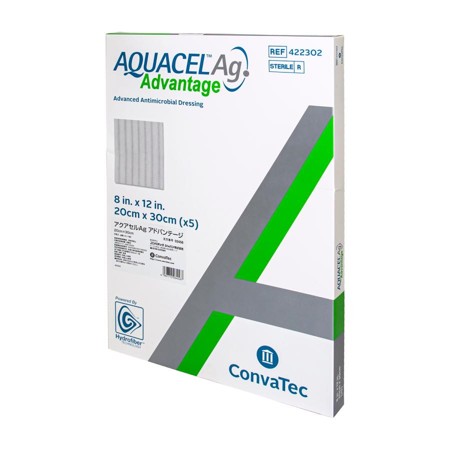 コンバテック アクアセルAgアドバンテージ 20х30cm 5枚入【抗菌性創傷