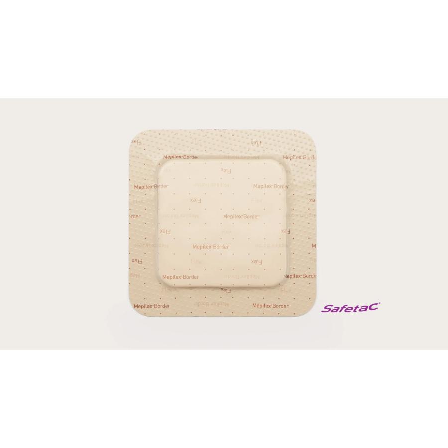 メンリッケヘルスケア メピレックス ボーダー フレックス 12.5cm×12.5