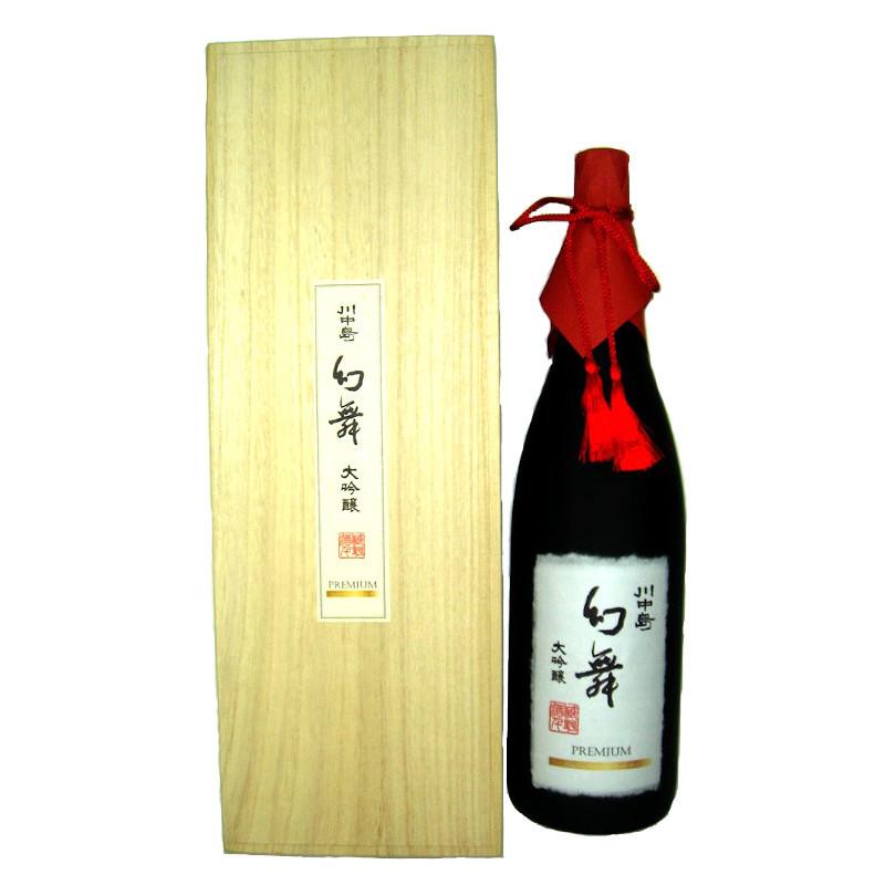 川中島幻舞 大吟醸 premium 1800ml 桐箱入 長野県 信越 日本酒 : ほり