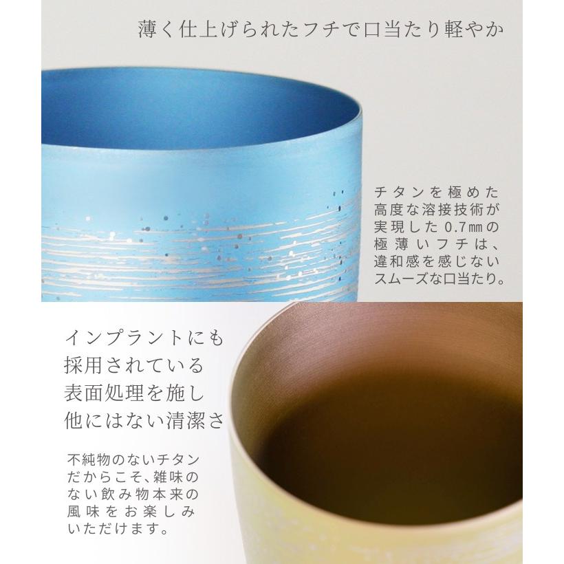 HORIE（ホリエ） 純チタン二重タンブラー 涼 プレミアム 350ml 