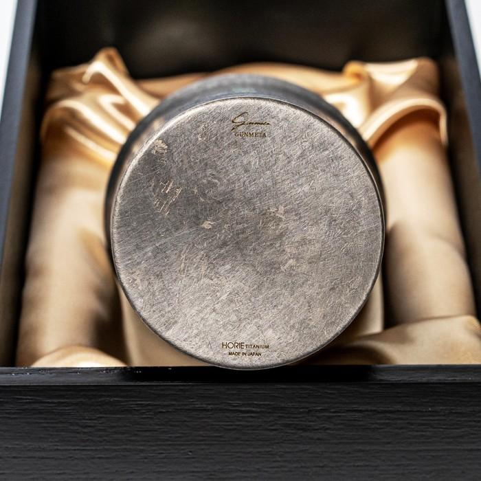 チタンタンブラー HORIE 公式ショップ 290ml GUNMETA ガンメタ 広口小 ブラック 黒 母の日 父の日 ギフト ホリエ 誕生日 退職祝 内祝 結婚祝 翌営業日発送 母の日 父の日 ホリエ 誕生日