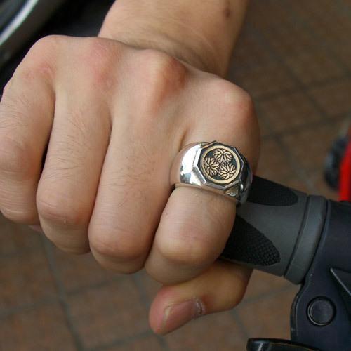家紋リング・八角 : 彫銀Yahoo!店 - 通販 - Yahoo!ショッピング