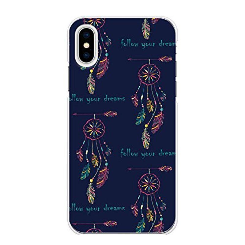 Ruuu Iphone Xs Max ハード ケース スマートフォン スマホ カバー ドリームキャッチャー ネイティブ イラスト ネイビー 在庫一掃