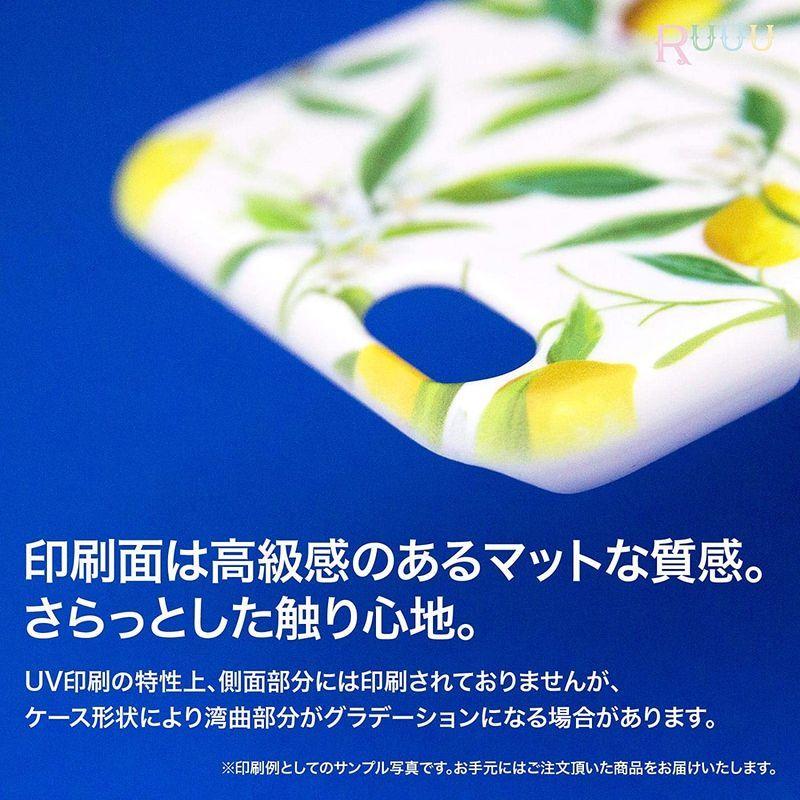 Ruuu iPhone XR ハード ケース スマートフォン スマホ カバー 水彩 アネモネ 花柄 ボタニカル パープル 紫 ホワイト 押し 【予約】