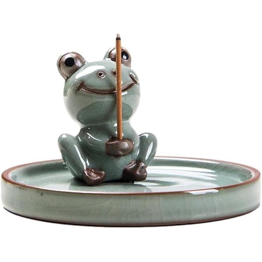 蛙 お香たて お香立て 線香たて 線香立て カエル インセンスホルダー の商品画像