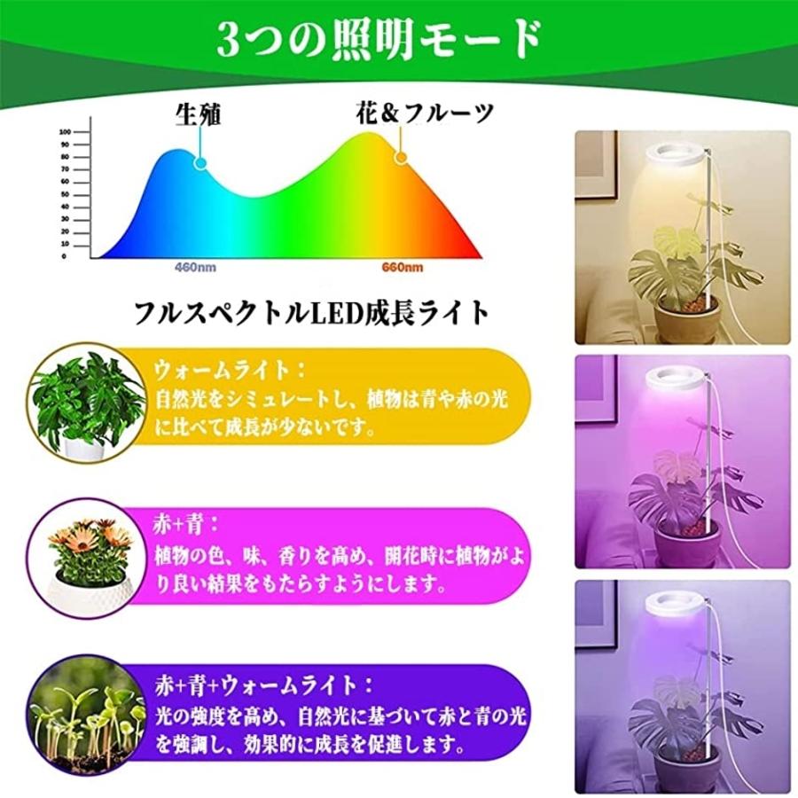 送料無料 激安 お買い得 キ フト 植物育成ライト Led 水耕栽培キット 日照不足解消 植物ライト 5v 10w Usb電源 タイミング機能 3h 9h 12h Mdm2 680円 Aynaelda Com
