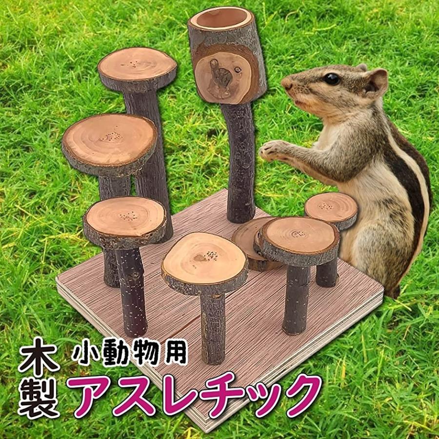 小動物用 ハムスター モモンガ等 おもちゃ 遊び場 遊び道具 遊具 プレイルーム 木製 運動不足解消 ストレス発散 Bタイプ小 Mdm スピード発送 ホリック Paypayモール店 通販 Paypayモール