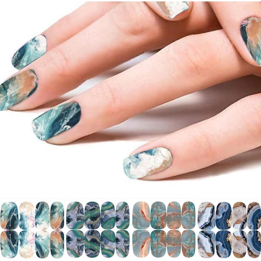 人気特価激安 ネイルシール マーブル 鉱石デザイン 貼るだけマニキュア 可愛い アート Ymy25 28 Riosmauricio Com