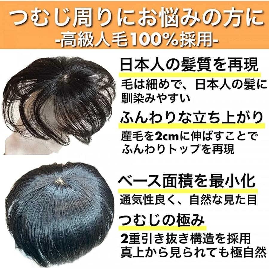当店在庫してます かつら 男性 女性 カツラ 部分ウィッグ ウイッグ つむじにヘアプラス ナチュラルブラック 1個 X 1 Riosmauricio Com