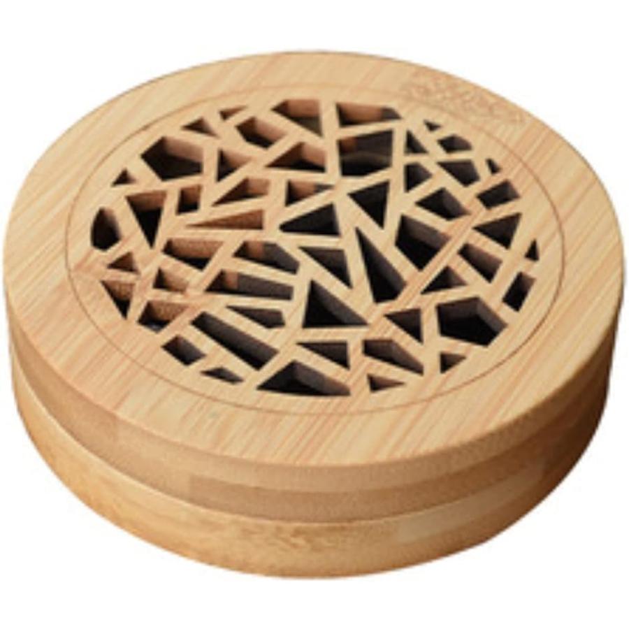 海外最新 蚊取り線香ホルダー 香炉 竹製 丸型 2個セットキャンプ 小さいサイズ 防虫 氷形 金輪 3 280円 Aynaelda Com