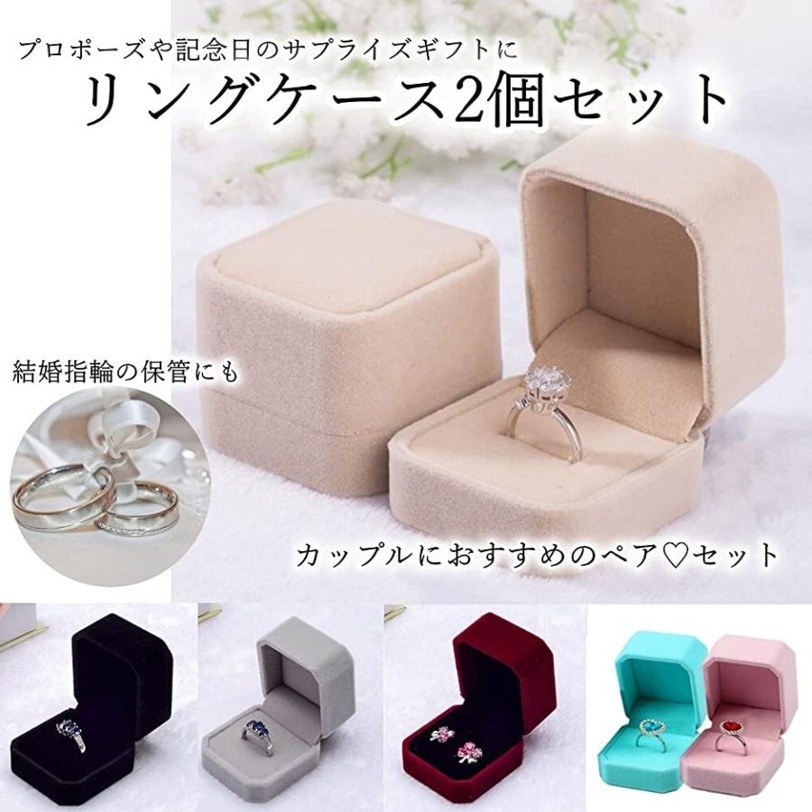 指輪ケース 携帯用 ミニ リングケース 持ち運び ペア プロポーズ 婚約指輪 ジュエリーケース ホワイトxホワイト ホワイトxホワイト ホリック Paypayモール店 通販 Paypayモール