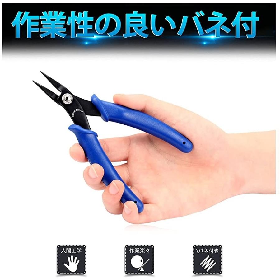 丸ヤットコ ミニ 丸ペンチ 丸口ペンチ 先細 丸め加工 アクセサリー工具 ビーズ 手芸用 ツール ワイヤー 道具(ブルー, 丸口) :2B452LN6S1:スピード発送 ホリック - 通販 - Yahoo!ショッピング 丸ヤットコ ミニ 丸ペンチ 丸口ペンチ 先細 丸め加工 アクセサリー工具 ビーズ 手芸用 ツール ワイヤー 道具(ブルー, 丸口) :2B452LN6S1:スピード発送 ホリック - 通販 - Yahoo!ショッピング