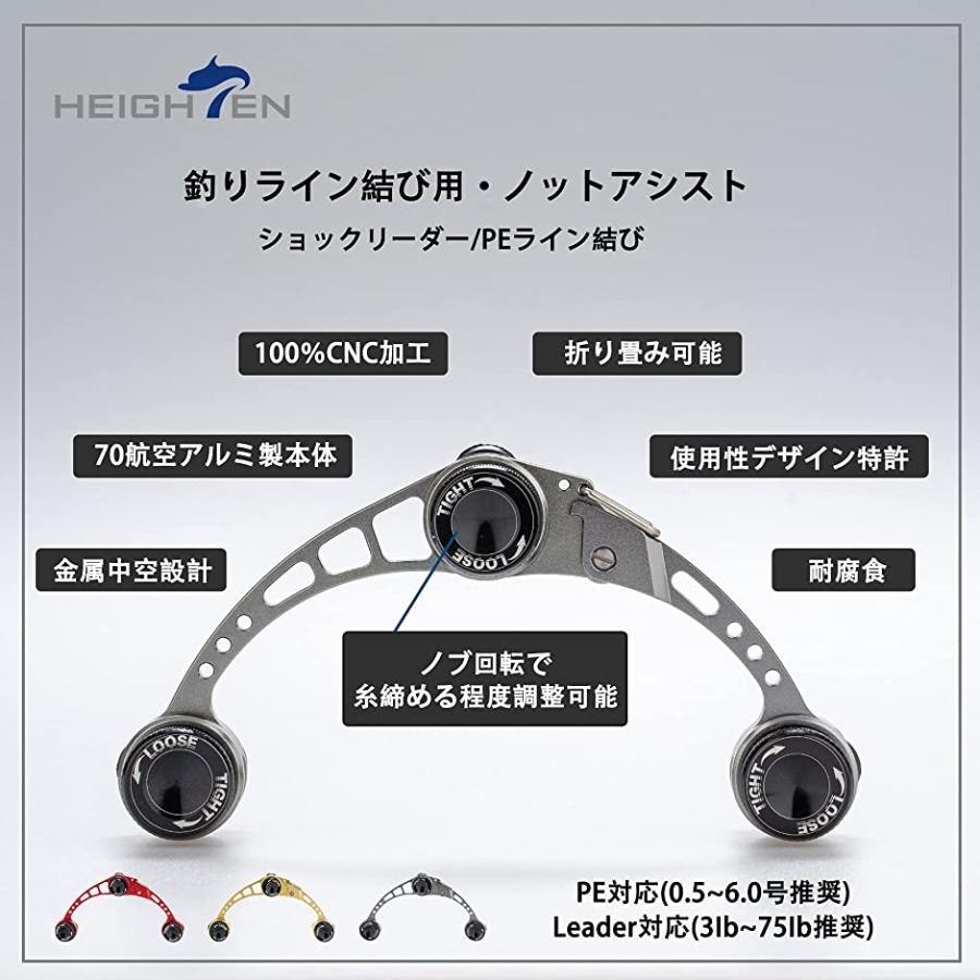 ノットアシスト 釣りライン用 ショックリーダー Peライン結び 50 ガンメタル スピード発送 ホリック Paypayモール店 通販 Paypayモール