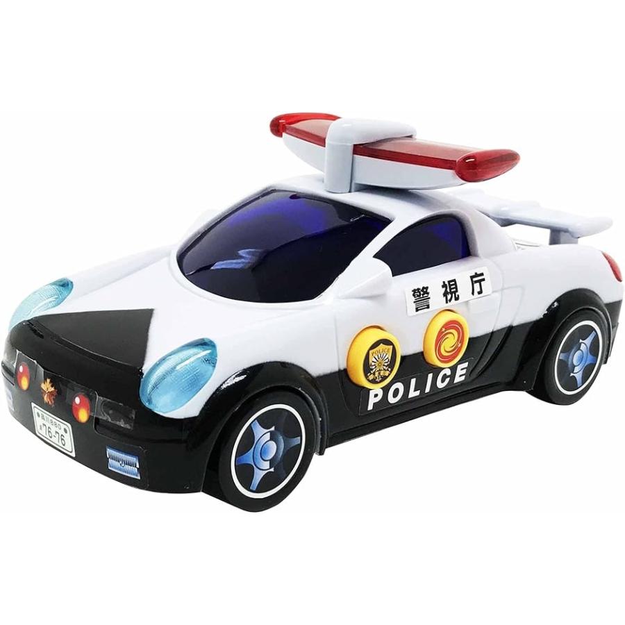 最大55 Offクーポン おしゃべりパトカー しゃべる 光る 鳴る おもちゃ 警察車両 男の子 かっこいい サイレン 1個