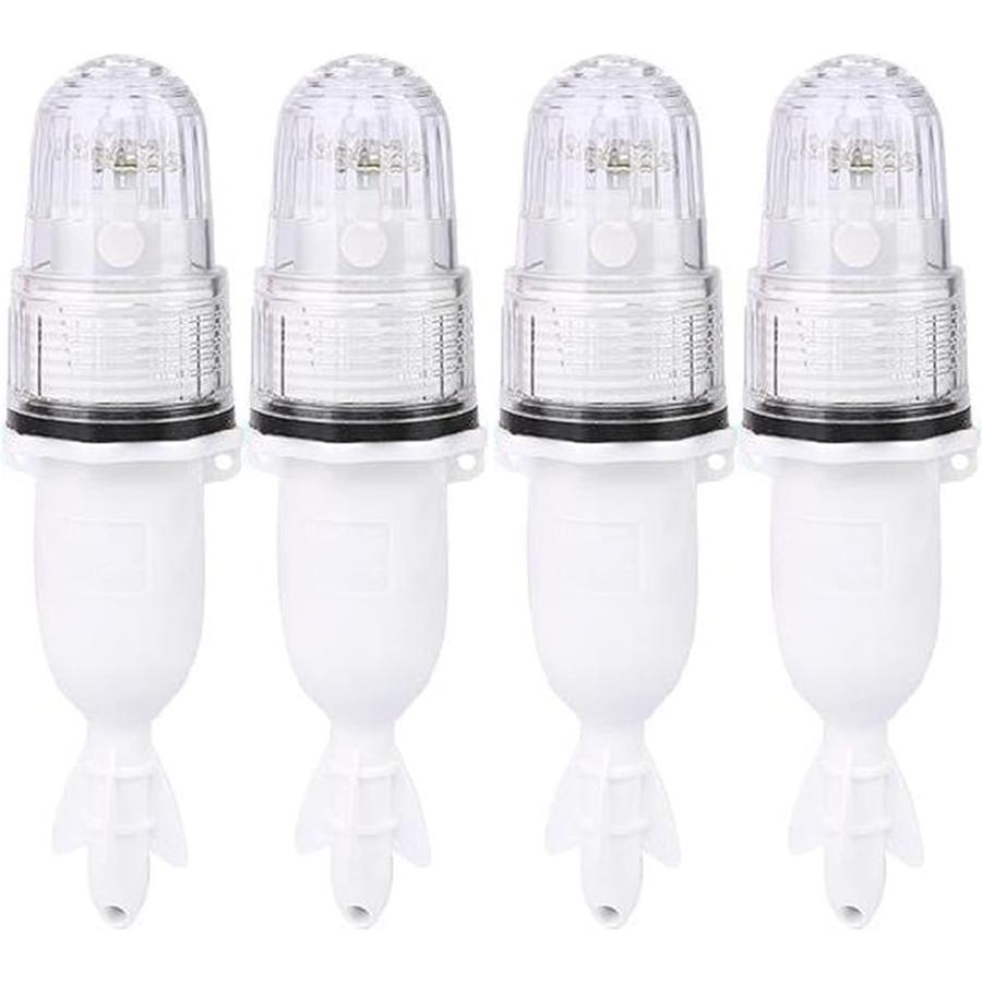 柔らかい 標識灯 電池式 単色発光 集魚灯 Led ライト 防水 水中灯 釣り用 イカ釣 ホワイト 21cmx5 8cm 4個セット Riosmauricio Com