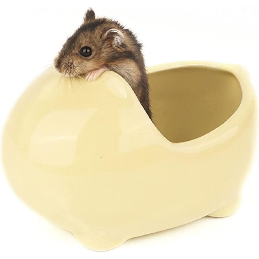 ハムスター ハウス トイレ 浴槽型 陶器 ジャンガリアン ハリネズミ リス 暑さ対策 隠れ家 日よけ 日陰 卸し売り購入 小動物 涼感 寝床 砂遊び