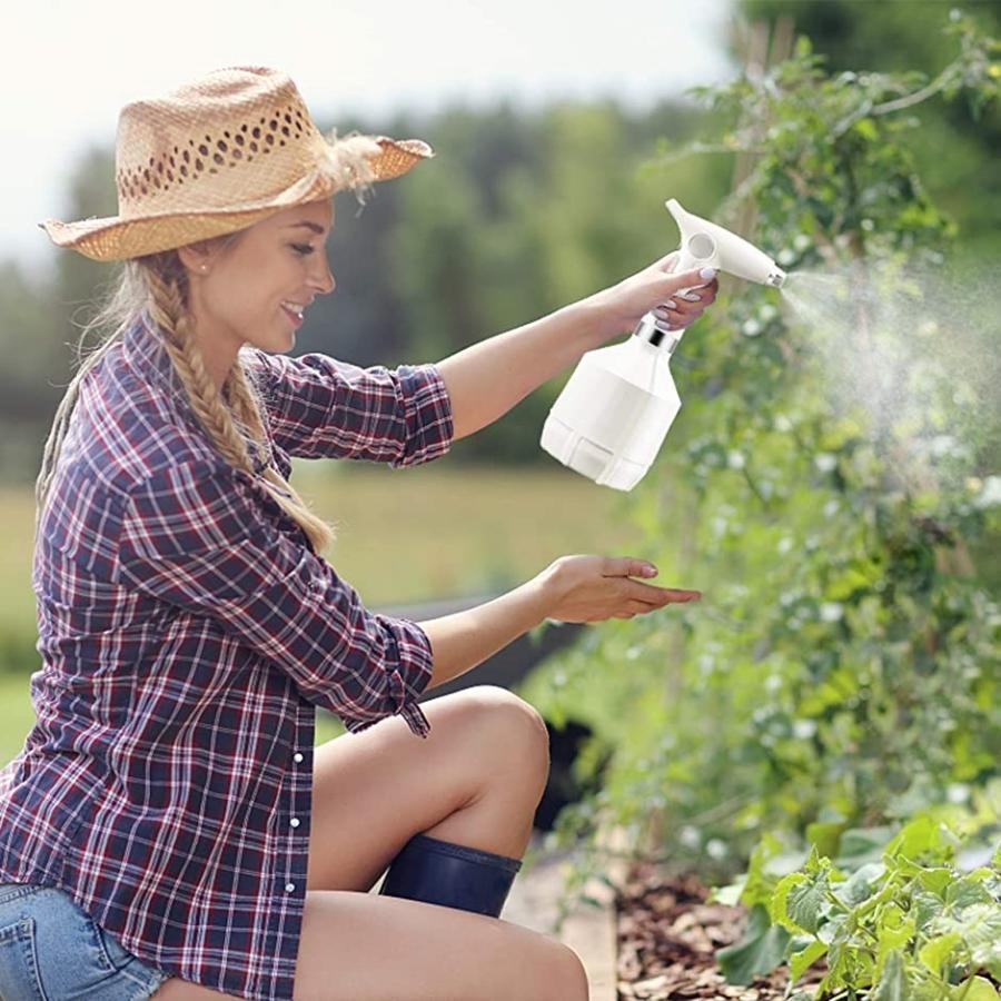 全自動じょうろじょうろ 電動式 霧吹き 細かい ウォータースプレー 容器 電池内蔵 便利 家庭用 小型 ホワイト Mdm スピード発送 ホリック Paypayモール店 通販 Paypayモール