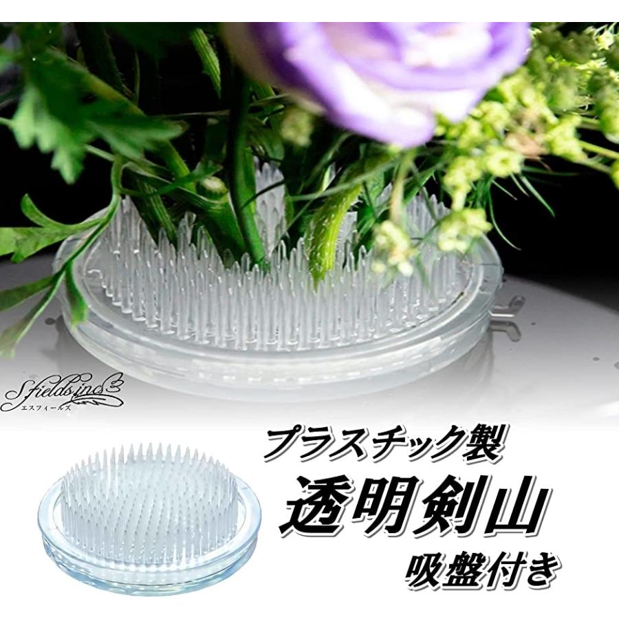 剣山 透明 プラスチック 吸盤付き 生け花 ミニ 丸形 フラワーアレンジメント 華道 花道 スピード発送 ホリック Paypayモール店 通販 Paypayモール