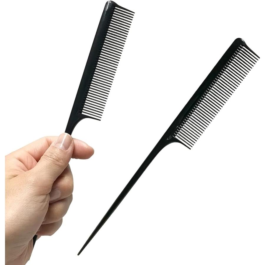 代引き人気 静電気 防止 コーム くし ダッカール ヘアアレンジ ヘアセット スタイリング 美容小物 髪留め 男女兼用 コーム2本セット