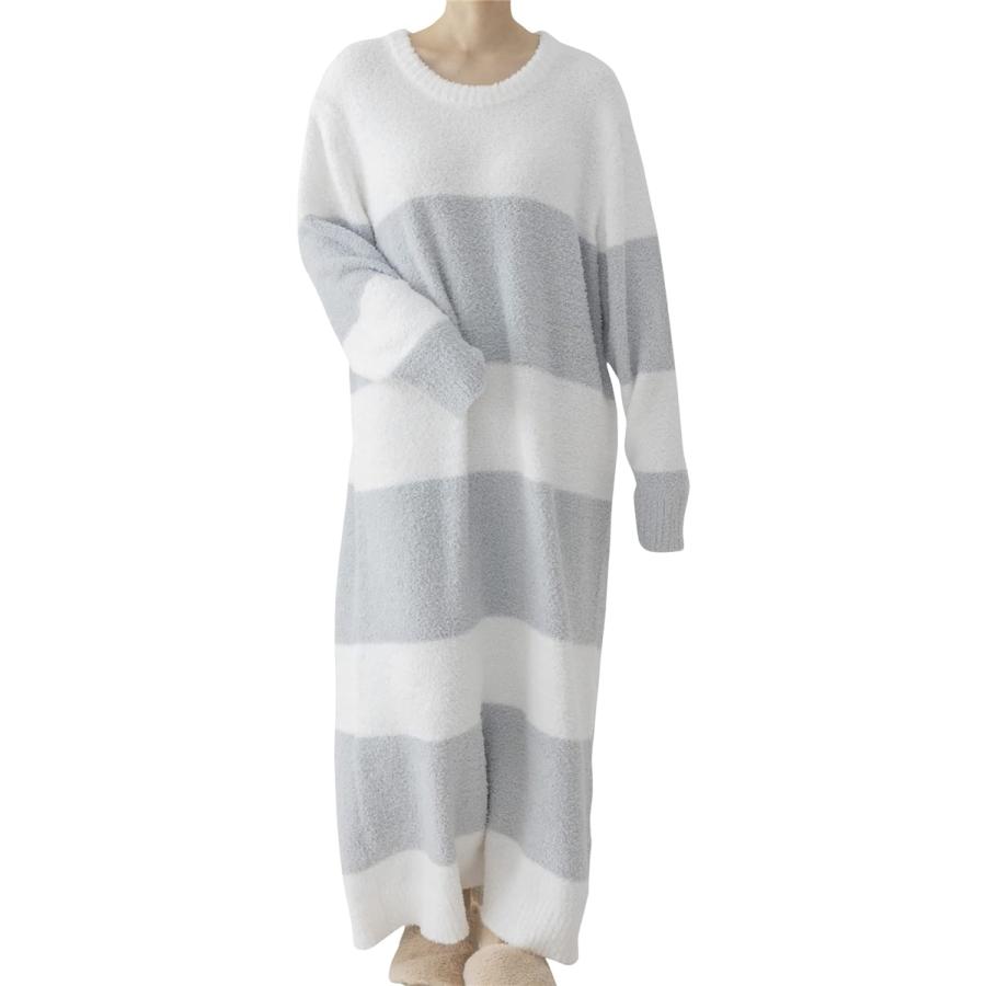 超人気の パジャマ レディース 冬 ワンピース シープボア 部屋着 リラックス もこもこ カジュアル 寝巻き M L グレー ホワイト M 最安 Turningheadskennel Com