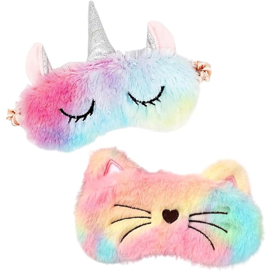 アイマスク 2種 セット かわいい 飛行機 子供 睡眠用 可愛い キャラクター アイピロー アニマル ネコ ユニコーン スピード発送 ホリック Paypayモール店 通販 Paypayモール