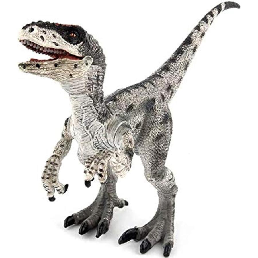 恐竜 フィギュア 高級 リアル 模型 クリアランスsale!期間限定! ヴェロキラプトル ジュラ紀 30cm級 ディスプレイ