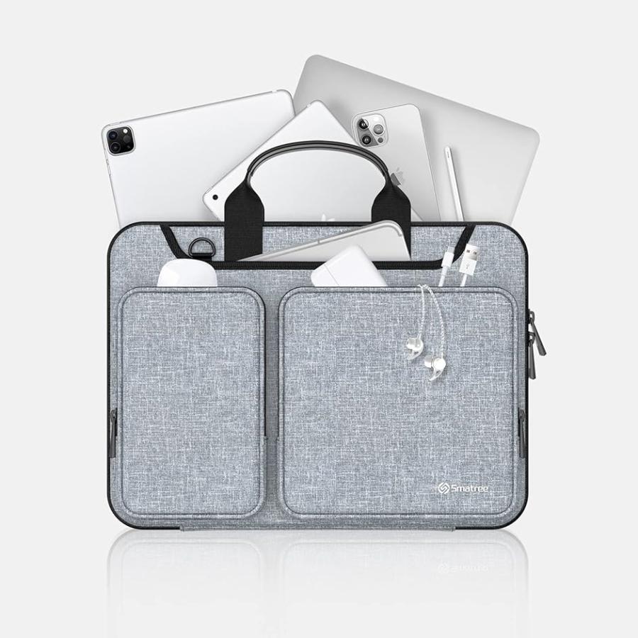 初売り パソコンケース13 3インチ Pcケース ノートパソコンバッグ スリーブ Macbook Air Pro用 撥水加工 耐衝撃 Mdm Gray