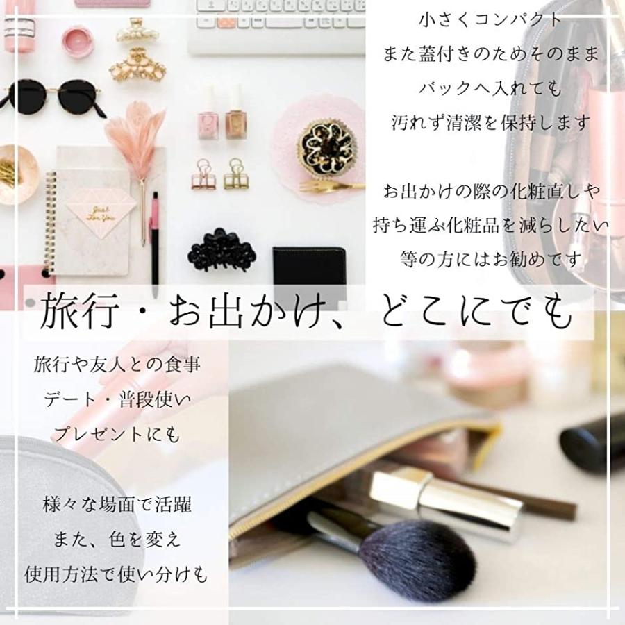 メイクブラシ 携帯用 小さい パウダーブラシ コンパクト 持ち運び スライド式 ゴールド ホリック Paypayモール店 通販 Paypayモール