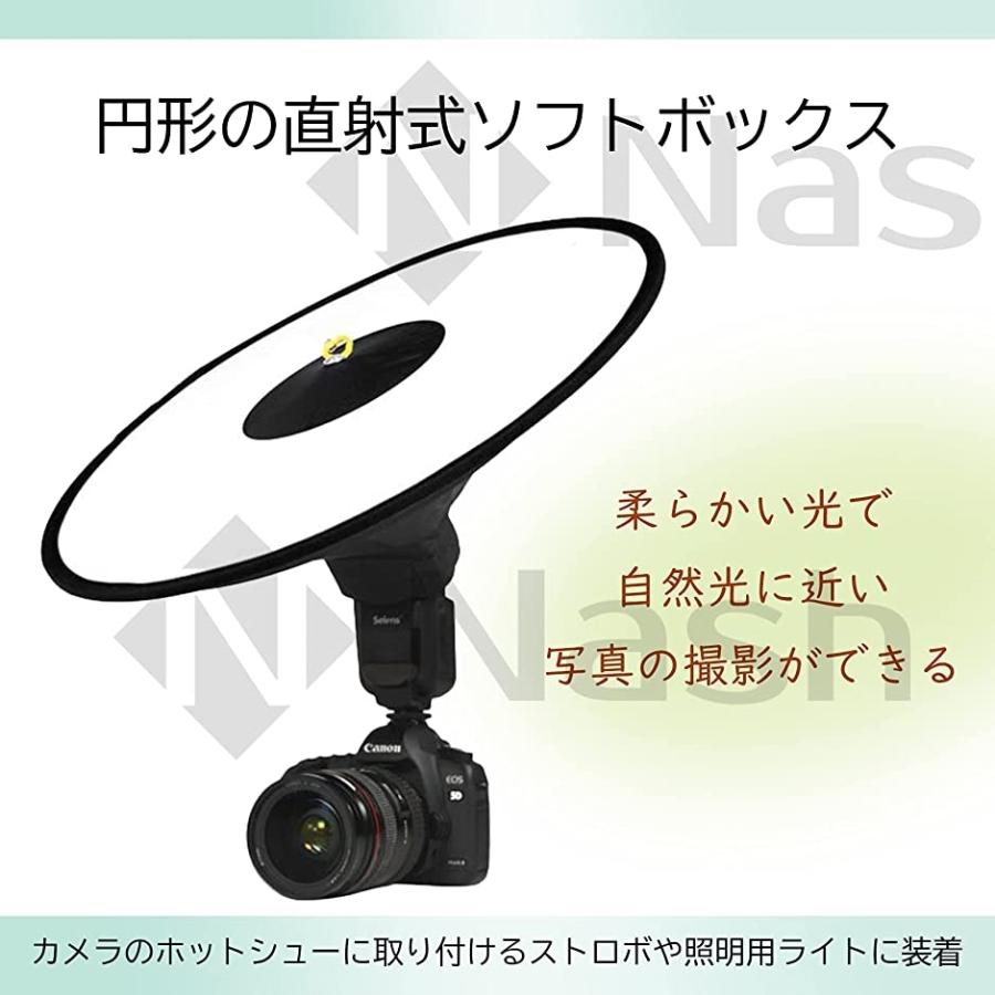 クリップオン ストロボ 用 円形 ソフトボックス クイック 折りたたみ ディフューザー 黒 ホリック Paypayモール店 通販 Paypayモール