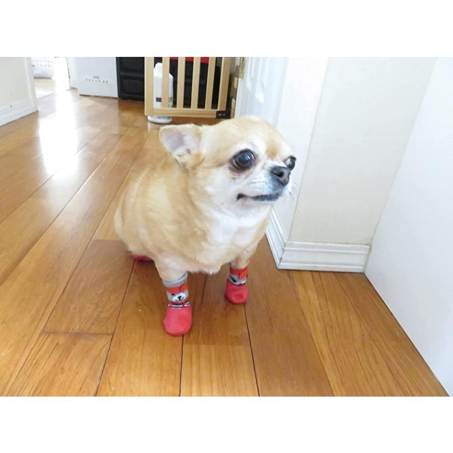 買い保障できる 小型犬用靴下 滑り止め 犬用ソックス 肉球保護 ブラック S Discoversvg Com