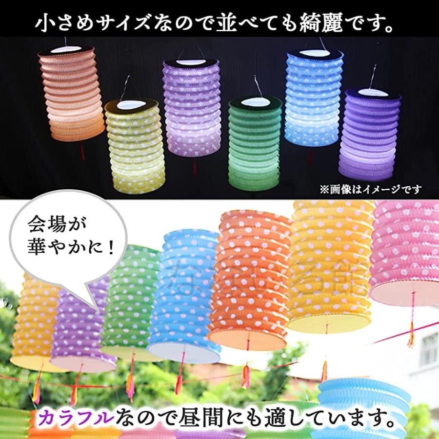 決算特価商品 お祭り ミニ提灯 12個セット 用品 ちょうちん 初盆 装飾 お盆