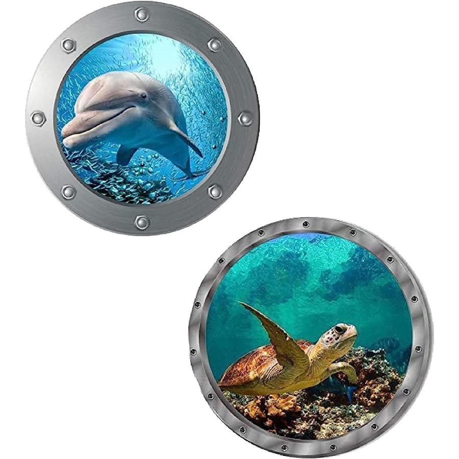 ウォールステッカー 海 おしゃれ 3d カフェ風 子供部屋 海中シール 壁紙シール 2枚セット Mdm イルカ ウミガメ 2b4j55vnih スピード発送 ホリック 通販 Yahoo ショッピング