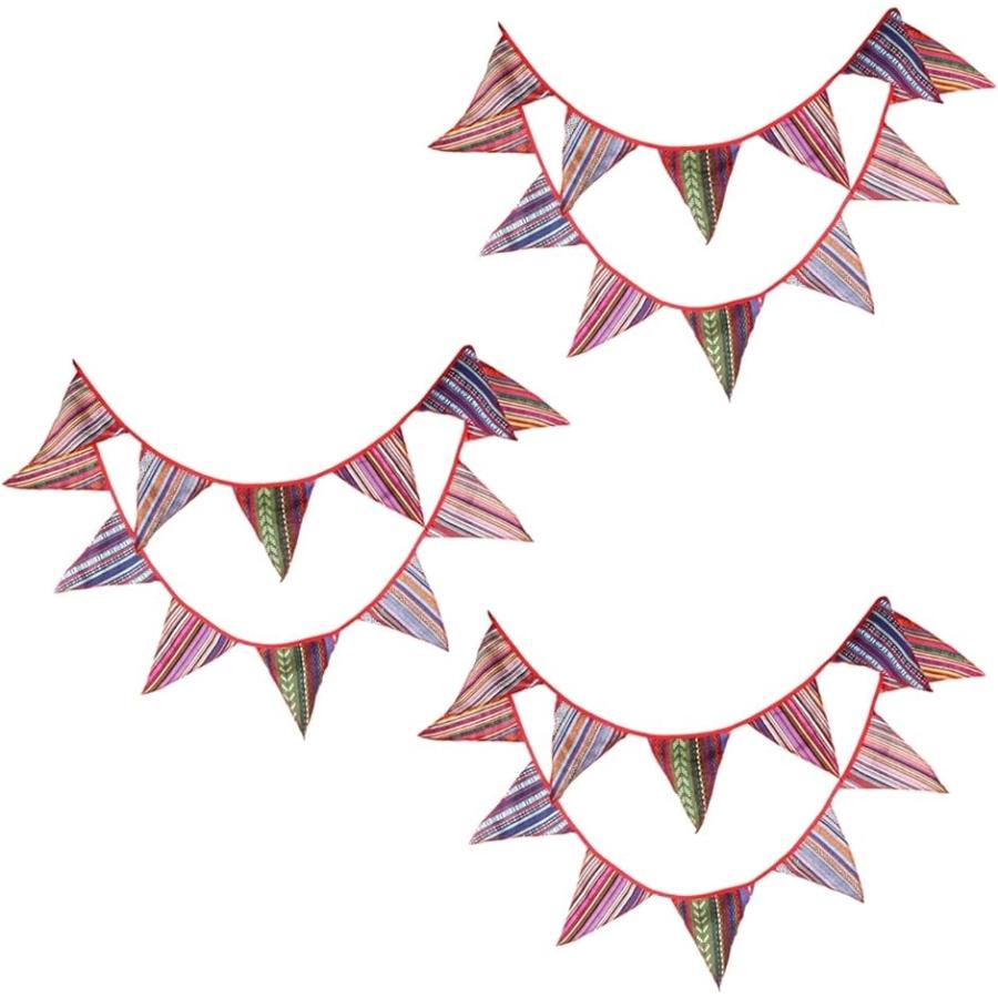 三角旗 ガーランドフラッグ 3m X 3本 セット かわいい エスニック 飾り パーティー 誕生日 装飾 3個 2b4jx44cyv スピード発送 ホリック 通販 Yahoo ショッピング