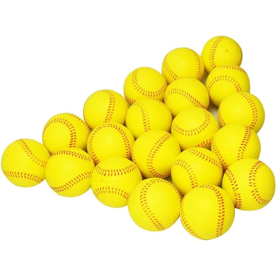 ウレタン野球ボール バッティング練習 フライキャッチ トレーニング 直径約6cm イエロー 球セット Mdm スピード発送 ホリック Paypayモール店 通販 Paypayモール