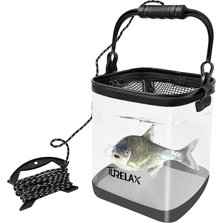 人気新品入荷 釣り バケツ 活かし 透明な折りたたみ 水汲みバッカンコンパクト 16l 透明 25cm 2 480円 Aynaelda Com