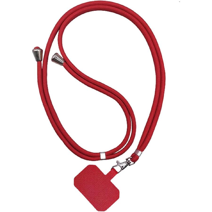 数量限定 ファルファデ スマホ ストラップ 携帯 首掛け ネック ショルダー レッド Free Size 1 380円 Aynaelda Com