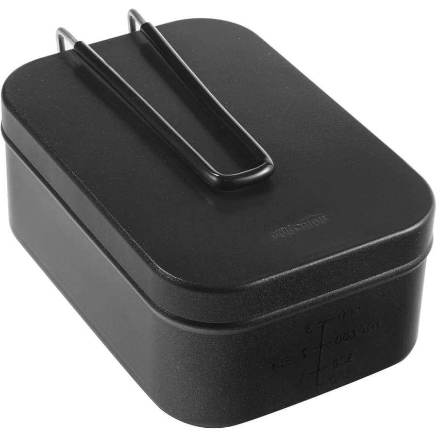 黒ラージメスティン テフロン フッ素加工キャンプ飯盒 ファミリーキャンプ炊飯 焦げ付きにくい アウトドア 調理器具( ブラック) の商品画像